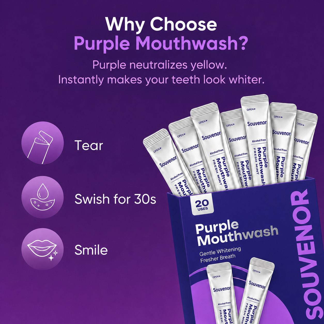 Souvenor Purple Mouthwash