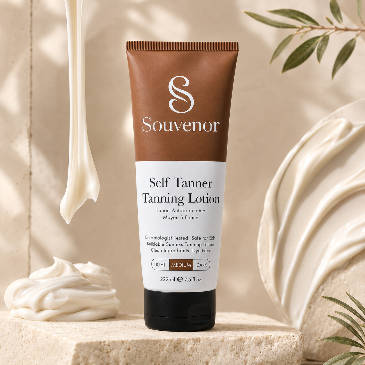 🔥Souvenor® Self Tanner Body Lotion 🌞 Best Gradual Natural Bronzed Sunless Hydrating Streak Free Tanning Glow